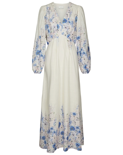 Neo Noir - Silfi Flower Print Kjole - Blue